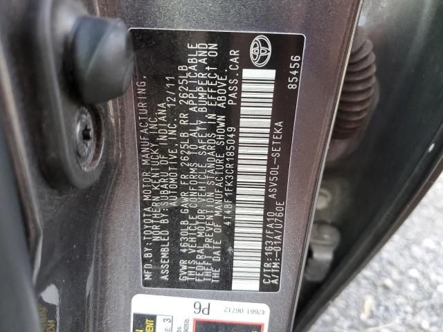 2012 Toyota Camry Base