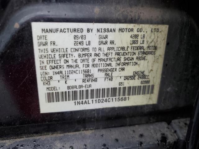 2004 Nissan Altima Base