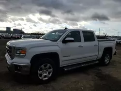 Salvage cars for sale at Des Moines, IA auction: 2015 GMC Sierra K1500 SLT