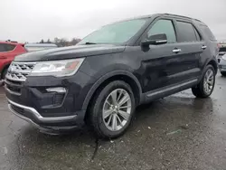 Ford Explorer salvage cars for sale: 2018 Ford Explorer Limited