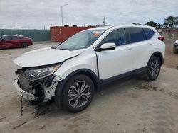 Salvage cars for sale at Homestead, FL auction: 2022 Honda CR-V EX