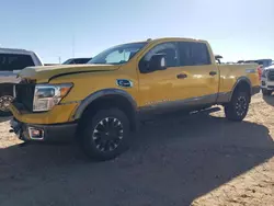 Salvage trucks for sale at Andrews, TX auction: 2016 Nissan Titan XD SL