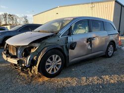 Salvage cars for sale at Spartanburg, SC auction: 2016 Honda Odyssey SE