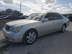 Salvage cars for sale at Orlando, FL auction: 2002 Lexus LS 430