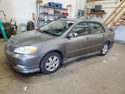 Salvage cars for sale at Ham Lake, MN auction: 2004 Toyota Corolla CE