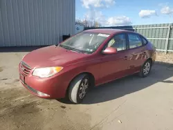 Salvage cars for sale at Duryea, PA auction: 2010 Hyundai Elantra Blue