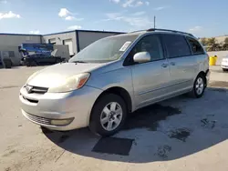 Salvage cars for sale at Orlando, FL auction: 2004 Toyota Sienna XLE