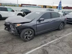 Salvage cars for sale at Van Nuys, CA auction: 2017 Honda Accord LX