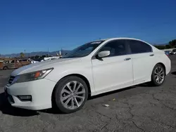 Salvage cars for sale at Colton, CA auction: 2014 Honda Accord Sport