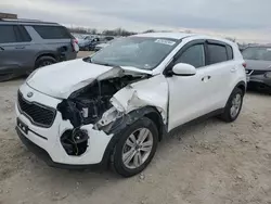 Salvage SUVs for sale at auction: 2017 KIA Sportage LX