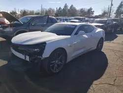 Salvage cars for sale at Denver, CO auction: 2020 Chevrolet Camaro LT