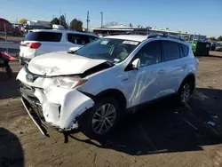 Toyota salvage cars for sale: 2018 Toyota Rav4 HV LE