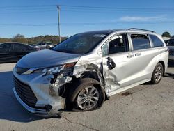 Salvage cars for sale from Copart Cleveland: 2021 Toyota Sienna XLE