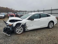 Carros salvage para piezas a la venta en subasta: 2021 Chevrolet Malibu LT