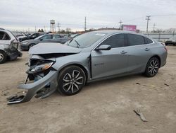 Salvage cars for sale at Chicago Heights, IL auction: 2024 Chevrolet Malibu RS