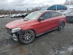 Salvage cars for sale at East Granby, CT auction: 2016 Mercedes-Benz GLE Coupe 450 4matic