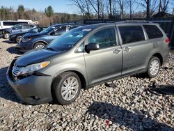 Toyota Sienna xle salvage cars for sale: 2011 Toyota Sienna XLE