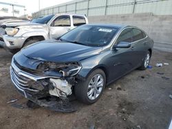 Chevrolet salvage cars for sale: 2020 Chevrolet Malibu LT