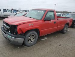 Salvage cars for sale at Indianapolis, IN auction: 2003 Chevrolet Silverado C1500