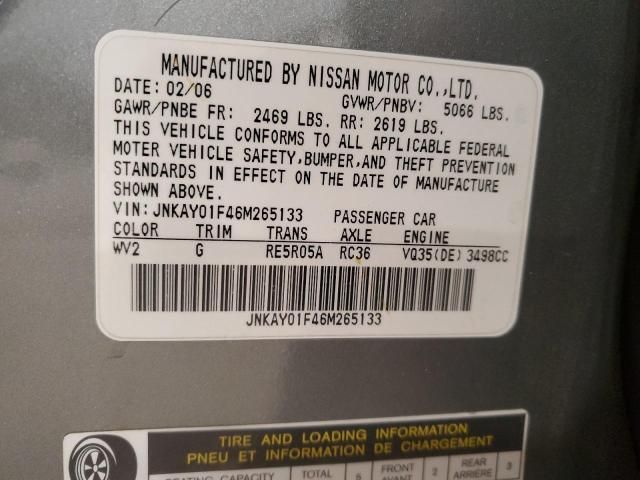 2006 Infiniti M35 Base