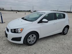 Salvage cars for sale from Copart New Braunfels, TX: 2015 Chevrolet Sonic LT