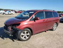 Salvage cars for sale at Houston, TX auction: 2013 Toyota Sienna LE