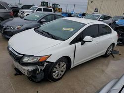 Salvage cars for sale from Copart Haslet, TX: 2012 Honda Civic LX