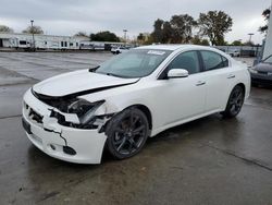 Salvage cars for sale at Sacramento, CA auction: 2014 Nissan Maxima S