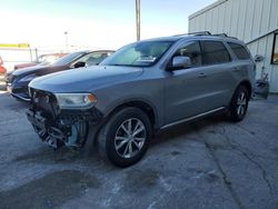 Salvage cars for sale at Dyer, IN auction: 2016 Dodge Durango Limited