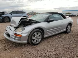 Mitsubishi salvage cars for sale: 2001 Mitsubishi Eclipse Spyder GT