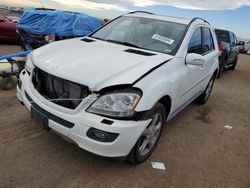 Salvage cars for sale at Brighton, CO auction: 2008 Mercedes-Benz ML 320 CDI