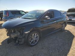 Salvage cars for sale at San Antonio, TX auction: 2015 Nissan Sentra S