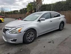 Salvage cars for sale at San Martin, CA auction: 2015 Nissan Altima 2.5