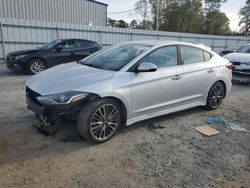 Hyundai Elantra Sport salvage cars for sale: 2018 Hyundai Elantra Sport