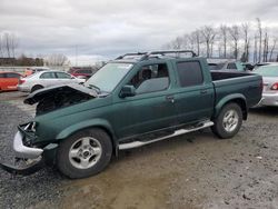 Nissan Frontier Crew cab xe salvage cars for sale: 2000 Nissan Frontier Crew Cab XE