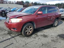 Salvage cars for sale at Exeter, RI auction: 2008 Toyota Highlander