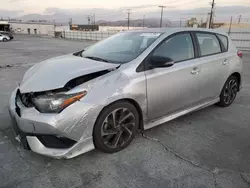 Salvage cars for sale from Copart Sun Valley, CA: 2017 Toyota Corolla IM