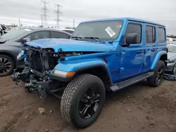 Salvage Cars with No Bids Yet For Sale at auction: 2021 Jeep Wrangler Unlimited Sahara