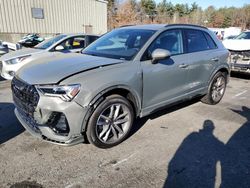 Salvage cars for sale at Exeter, RI auction: 2024 Audi Q3 Premium Plus S Line 45