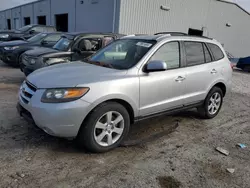 Salvage cars for sale at Jacksonville, FL auction: 2007 Hyundai Santa FE SE