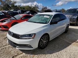 Salvage cars for sale at auction: 2017 Volkswagen Jetta Sport