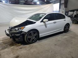 Honda salvage cars for sale: 2017 Honda Accord Sport