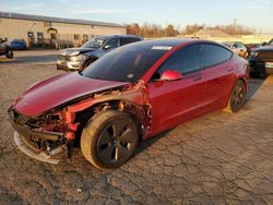 Salvage cars for sale at Pennsburg, PA auction: 2021 Tesla Model 3