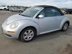 Salvage cars for sale at Fresno, CA auction: 2007 Volkswagen New Beetle Convertible Option Package 1