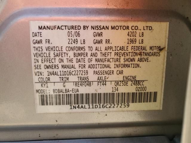 2006 Nissan Altima S