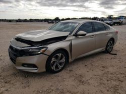 Salvage cars for sale at San Antonio, TX auction: 2018 Honda Accord EXL