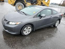 Honda salvage cars for sale: 2013 Honda Civic LX