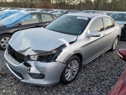 Salvage cars for sale at Windham, ME auction: 2015 Honda Accord EX