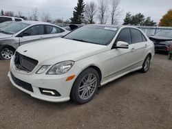 Salvage cars for sale at Bowmanville, ON auction: 2011 Mercedes-Benz E 550 4matic