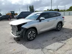 Salvage cars for sale at Miami, FL auction: 2023 Toyota Highlander L